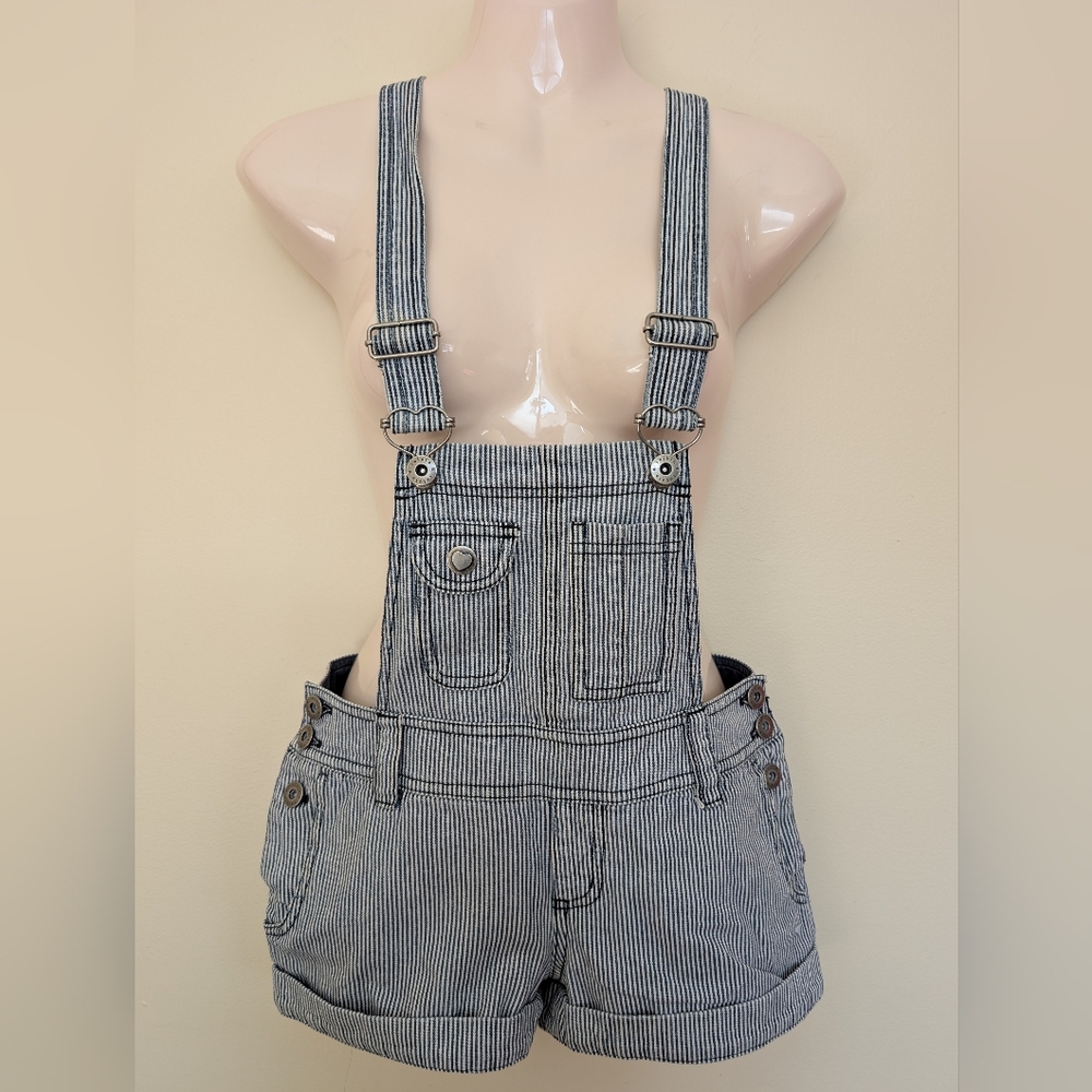 Vintage Aritzia Talula Pinstripe Shortalls 2 XS